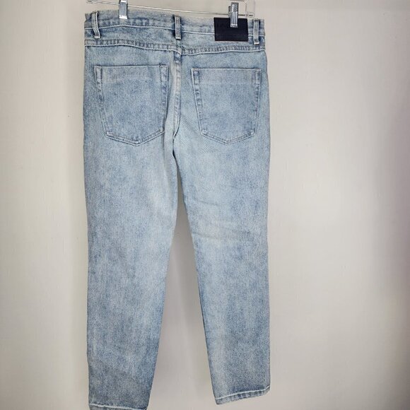 NWT One Teaspoon Awesome Baggies Ripped Distressed Relaxed Leg Jean Size 25 - Picture 6 of 12